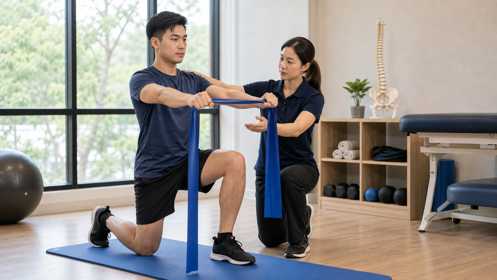 Exercise rehabilitation prescription with supervised movement practice